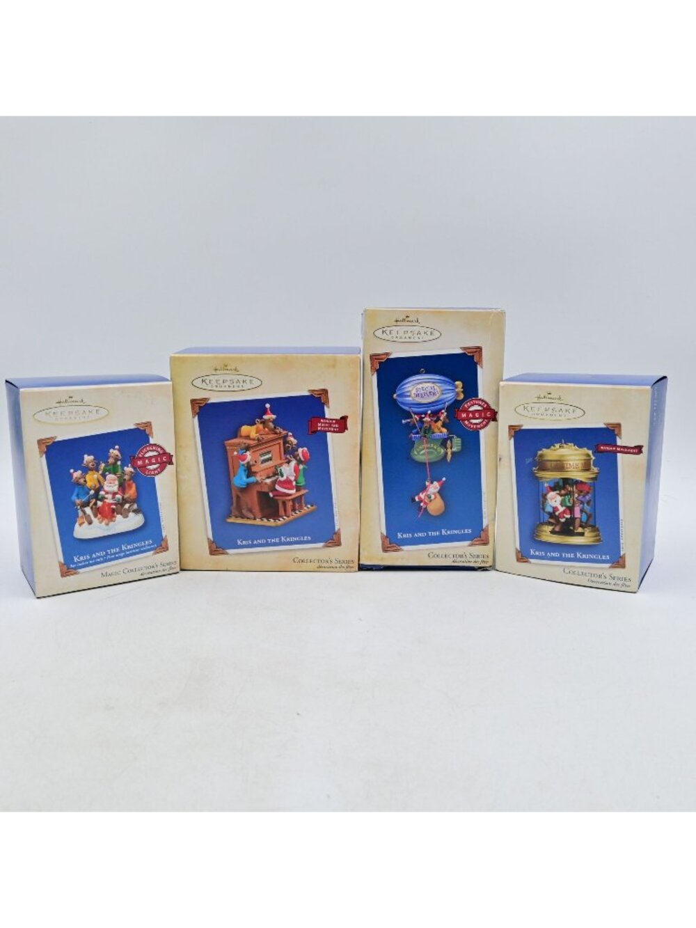 Hallmark Keepsake Kris And The Kringles Ornaments Vintage 2002-2005 Bundle